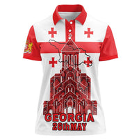 Georgia Independence Day Women Polo Shirt Sameba Dzala Ertobashia