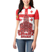 Georgia Independence Day Women Polo Shirt Sameba Dzala Ertobashia