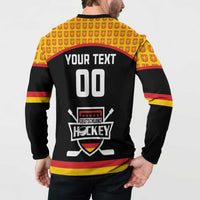 Custom Germany Hockey Button Sweatshirt Trager der Adler Flag Style