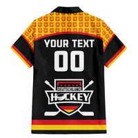 Custom Germany Hockey Family Matching Mermaid Dress and Hawaiian Shirt Trager der Adler Flag Style