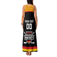 Custom Germany Hockey Family Matching Tank Maxi Dress and Hawaiian Shirt Trager der Adler Flag Style