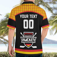 Custom Germany Hockey Hawaiian Shirt Trager der Adler Flag Style