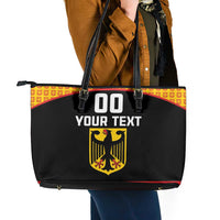 Custom Germany Hockey Leather Tote Bag Trager der Adler Flag Style