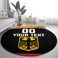 Custom Germany Hockey Round Carpet Trager der Adler Flag Style