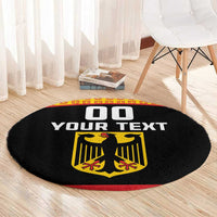 Custom Germany Hockey Round Carpet Trager der Adler Flag Style