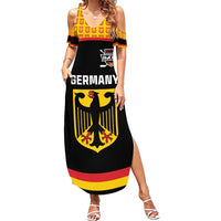 Custom Germany Hockey Summer Maxi Dress Trager der Adler Flag Style