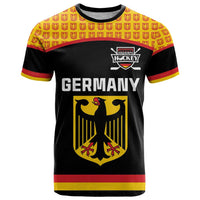Custom Germany Hockey T Shirt Trager der Adler Flag Style
