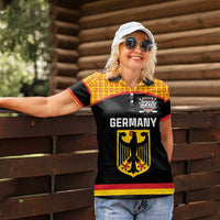 Custom Germany Hockey Women Polo Shirt Trager der Adler Flag Style
