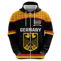 Custom Germany Hockey Zip Hoodie Trager der Adler Flag Style