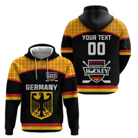 Custom Germany Hockey Zip Hoodie Trager der Adler Flag Style