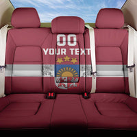 Custom Latvia Hockey Back Car Seat Cover Latvijas Go Champions