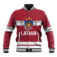 Custom Latvia Hockey Baseball Jacket Latvijas Go Champions