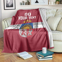 Custom Latvia Hockey Blanket Latvijas Go Champions