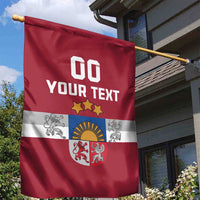 Custom Latvia Hockey Garden Flag Latvijas Go Champions