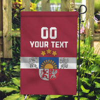 Custom Latvia Hockey Garden Flag Latvijas Go Champions