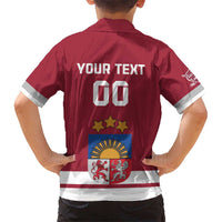 Custom Latvia Hockey Hawaiian Shirt Latvijas Go Champions
