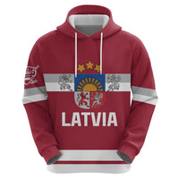 Custom Latvia Hockey Hoodie Latvijas Go Champions