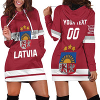 Custom Latvia Hockey Hoodie Dress Latvijas Go Champions