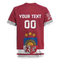 Custom Latvia Hockey Rugby Jersey Latvijas Go Champions
