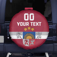 Custom Latvia Hockey Spare Tire Cover Latvijas Go Champions