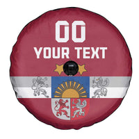 Custom Latvia Hockey Spare Tire Cover Latvijas Go Champions