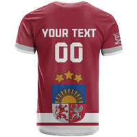 Custom Latvia Hockey T Shirt Latvijas Go Champions