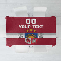 Custom Latvia Hockey Tablecloth Latvijas Go Champions