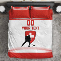 Custom Switzerland Hockey Bedding Set Come On La Nati