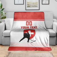 Custom Switzerland Hockey Blanket Come On La Nati
