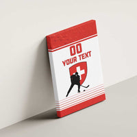 Custom Switzerland Hockey Canvas Wall Art Come On La Nati