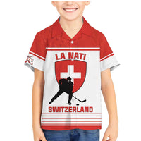 Custom Switzerland Hockey Family Matching Mermaid Dress and Hawaiian Shirt Come On La Nati
