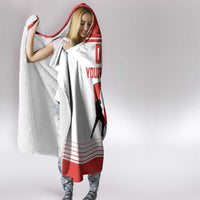 Custom Switzerland Hockey Hooded Blanket Come On La Nati