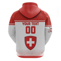 Custom Switzerland Hockey Hoodie Come On La Nati