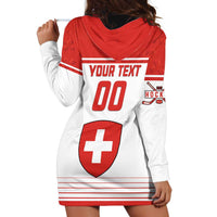 Custom Switzerland Hockey Hoodie Dress Come On La Nati