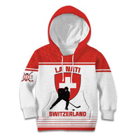 Custom Switzerland Hockey Kid Hoodie Come On La Nati