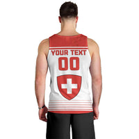 Custom Switzerland Hockey Men Tank Top Come On La Nati