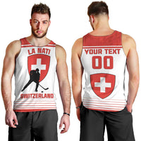 Custom Switzerland Hockey Men Tank Top Come On La Nati
