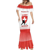 Custom Switzerland Hockey Mermaid Dress Come On La Nati