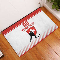 Custom Switzerland Hockey Rubber Doormat Come On La Nati