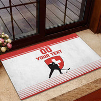 Custom Switzerland Hockey Rubber Doormat Come On La Nati