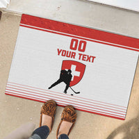 Custom Switzerland Hockey Rubber Doormat Come On La Nati