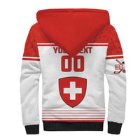 Custom Switzerland Hockey Sherpa Hoodie Come On La Nati