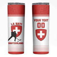 Custom Switzerland Hockey Skinny Tumbler Come On La Nati