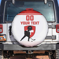 Custom Switzerland Hockey Spare Tire Cover Come On La Nati