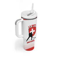 Custom Switzerland Hockey Tumbler With Handle Come On La Nati