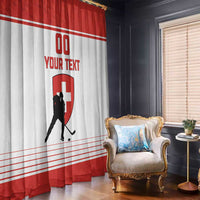 Custom Switzerland Hockey Window Curtain Come On La Nati