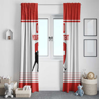 Custom Switzerland Hockey Window Curtain Come On La Nati