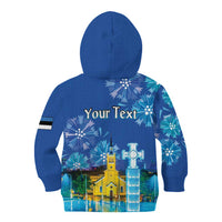 Personalized Estonian Restoration of Independence Kid Hoodie Freedom Square Tallinn Capital