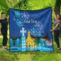 Personalized Estonian Restoration of Independence Quilt Freedom Square Tallinn Capital