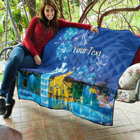 Personalized Estonian Restoration of Independence Quilt Freedom Square Tallinn Capital